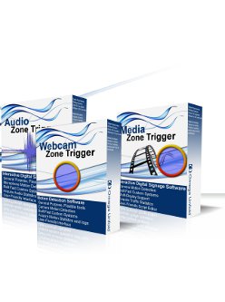 Zone Trigger software, simple to use, listen to sound and reacts upon it.