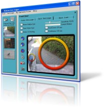 Software interface, connect to Notebook's webcams, or external camera