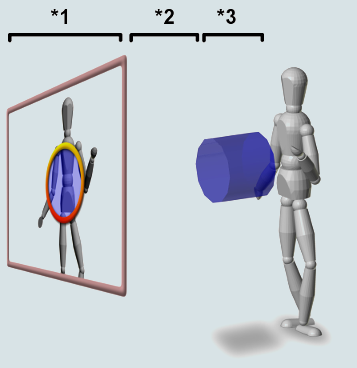 Diagram for setting up 3D motion detection