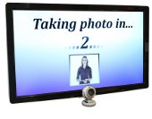 Create an interactive photobooth with a webcam