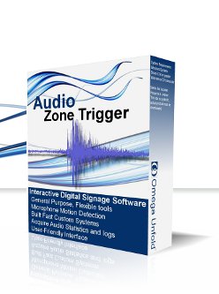 Zone Trigger software, simple to use, listen to sound and reacts upon it.